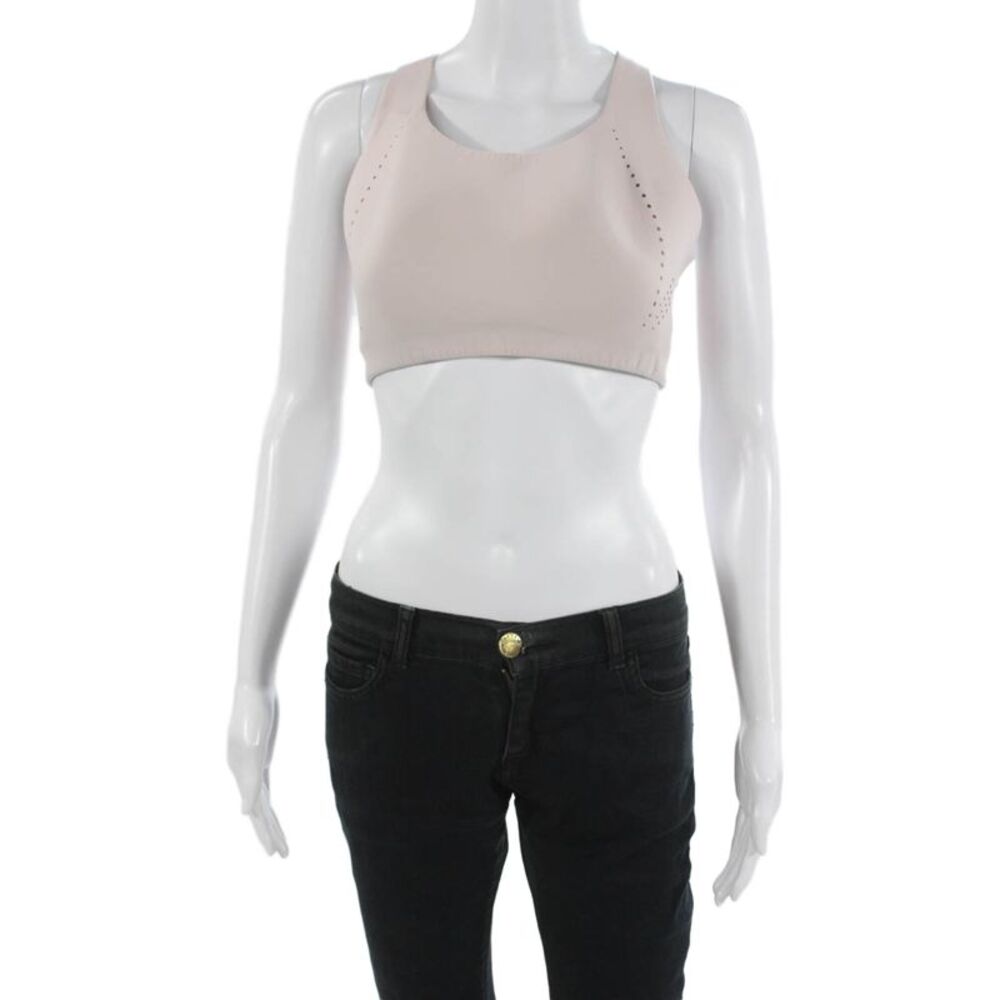 Lululemon Womens Cross Strap Back Sports Bra Pink Size 34 DD